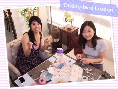 Tatting-lace Lesson July 2014